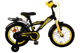 Volare thombike per bambini ragazzi da 14 pollici giallo nero freni a due mani