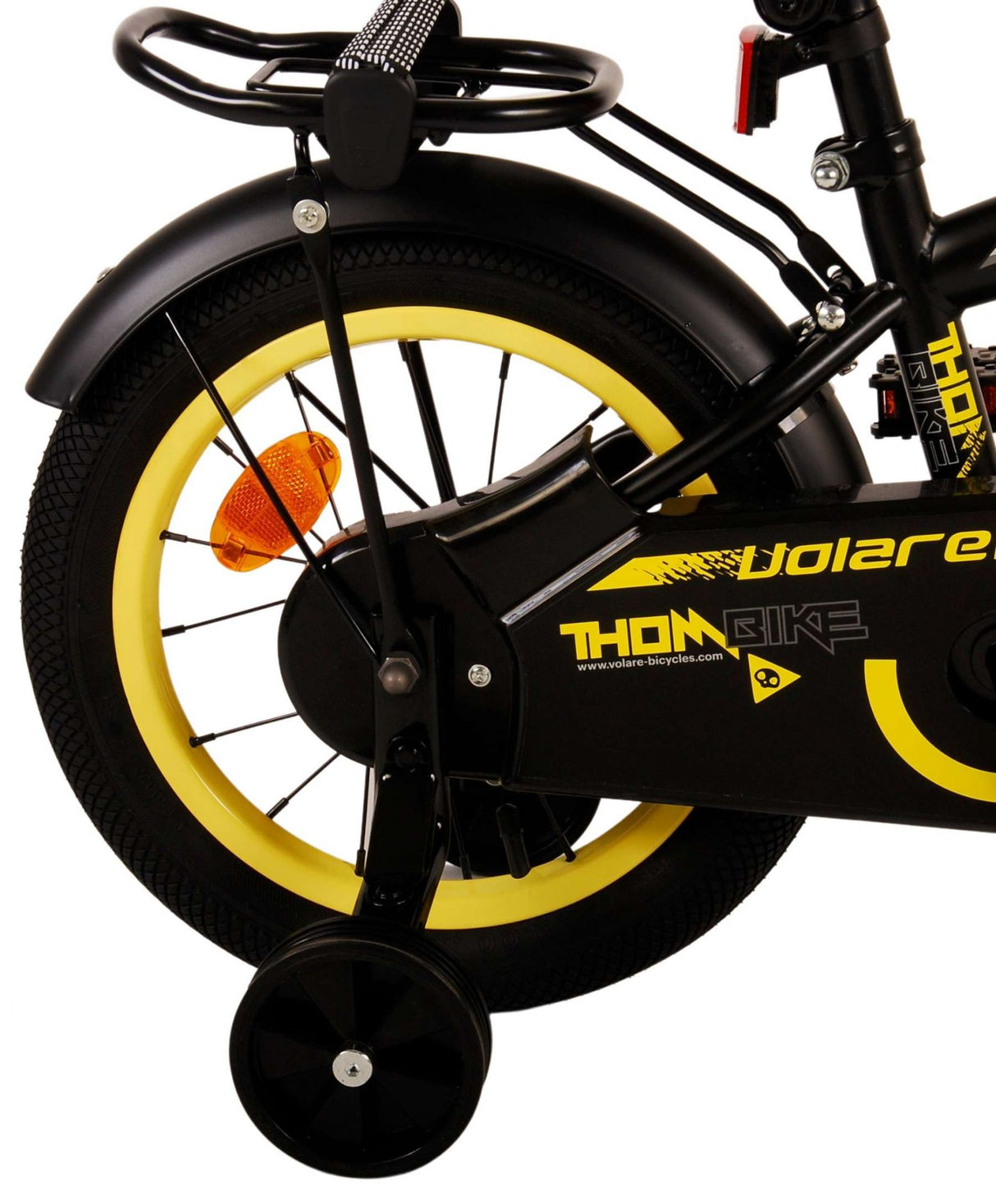 Volare Thombike Children's Bike - Drenge - 14 tommer - sort gul