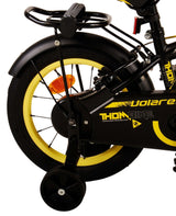 Volare thombike per bambini ragazzi da 14 pollici giallo nero freni a due mani
