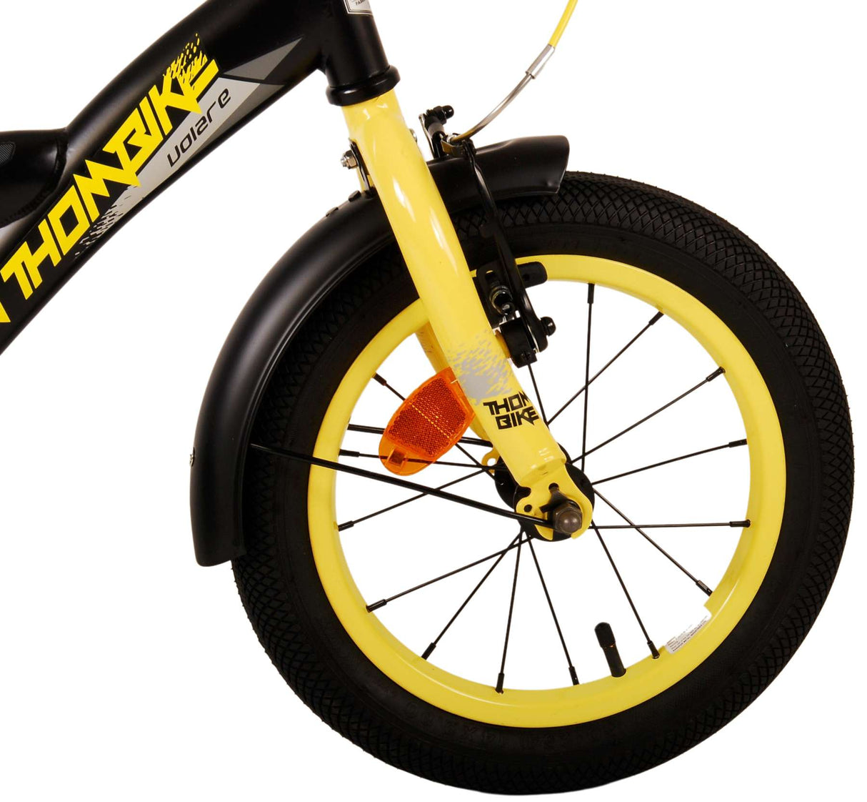 Volare Thombike Children's Bike - Drenge - 14 tommer - sort gul