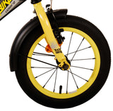 Volare thombike per bambini ragazzi da 14 pollici giallo nero freni a due mani