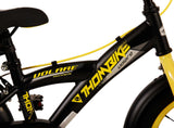 Volare thombike per bambini ragazzi da 14 pollici giallo nero freni a due mani