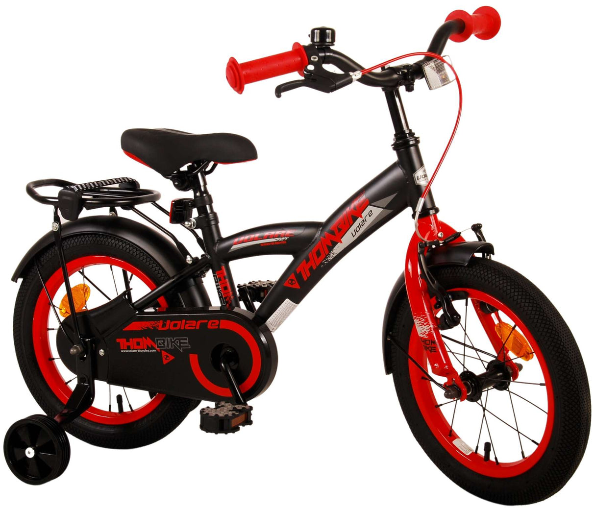 Volare Thombike Children's Bike Boys 14 palcové černé červené