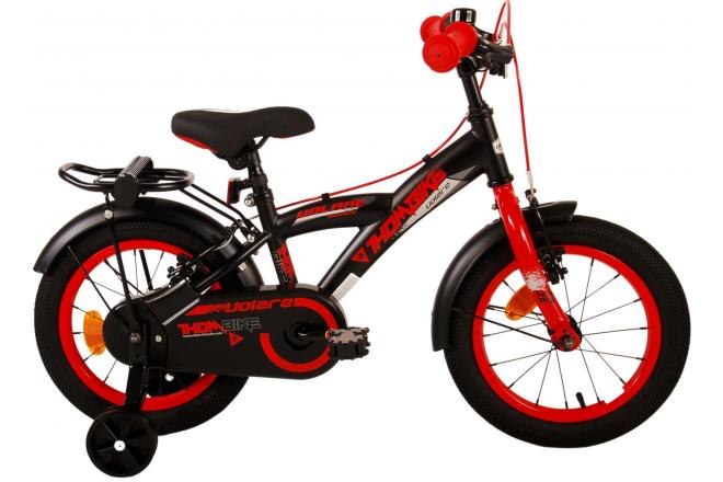 Volare Thombike Children's Bike Boys 14 inch Black Red Two Hand brakes