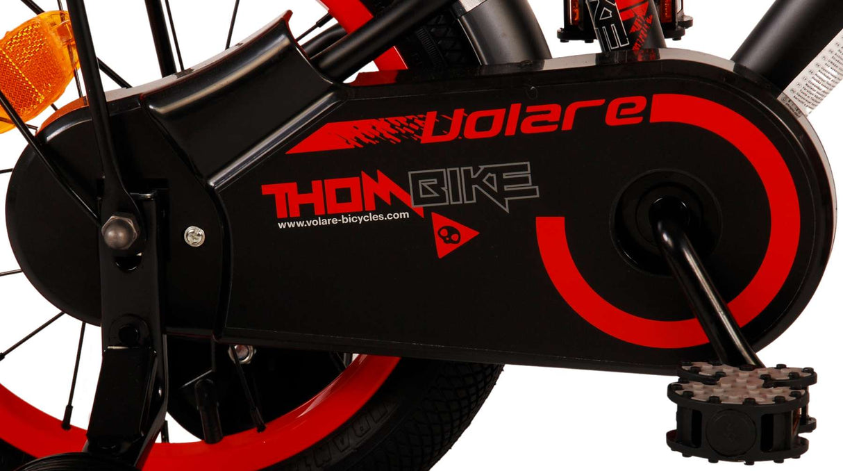 Volare Thombike Children's Bike Boys 14 palcové černé červené