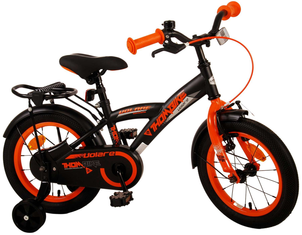 Bicycle per bambini THUMIKE VOLARE - Ragazzi - 14 pollici - Arancia nera