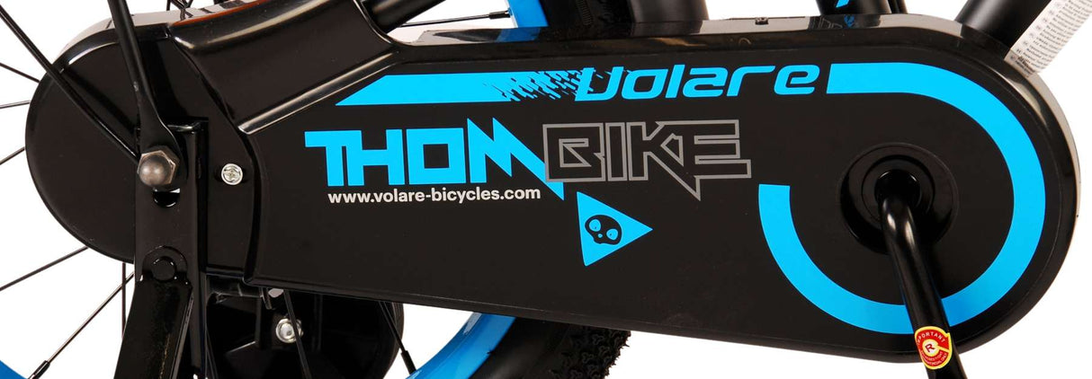 Otroško kolo Volare Thombike - Fantje - 16 palcev - črno modra