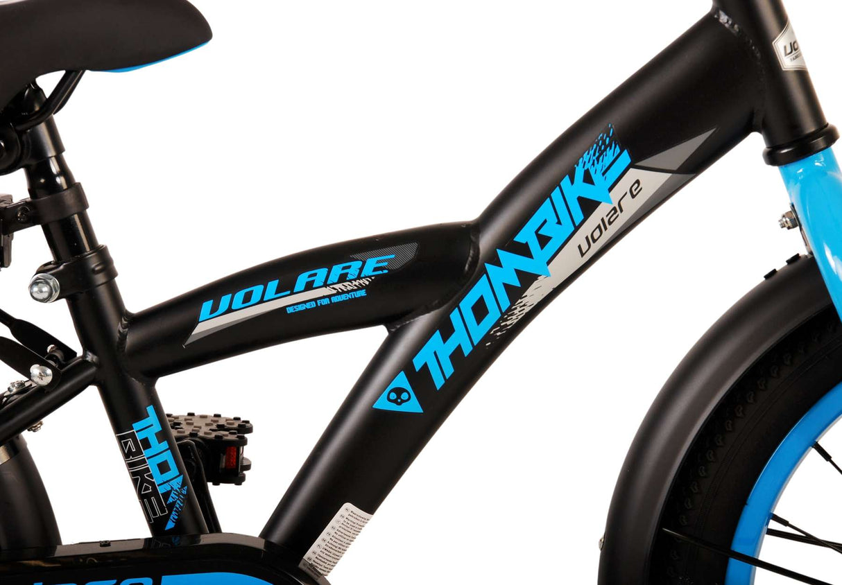 Otroško kolo Volare Thombike - Fantje - 16 palcev - črno modra