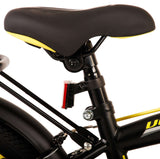 Volare Thombike Children's Bike Boys 16 pouces Black Jaune à deux mains Freins