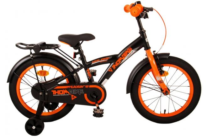Volare Thombike Children's Bicycle - Boys - 16 inch - Black Orange