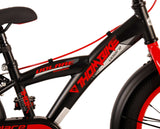 Volare Thombike children's bike - Boys - 16 inch - Black Red - Two hand brakes