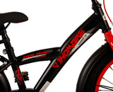 Volare Thombike Dziecięce rower - chłopcy - 18 cali - Czarny czerwony