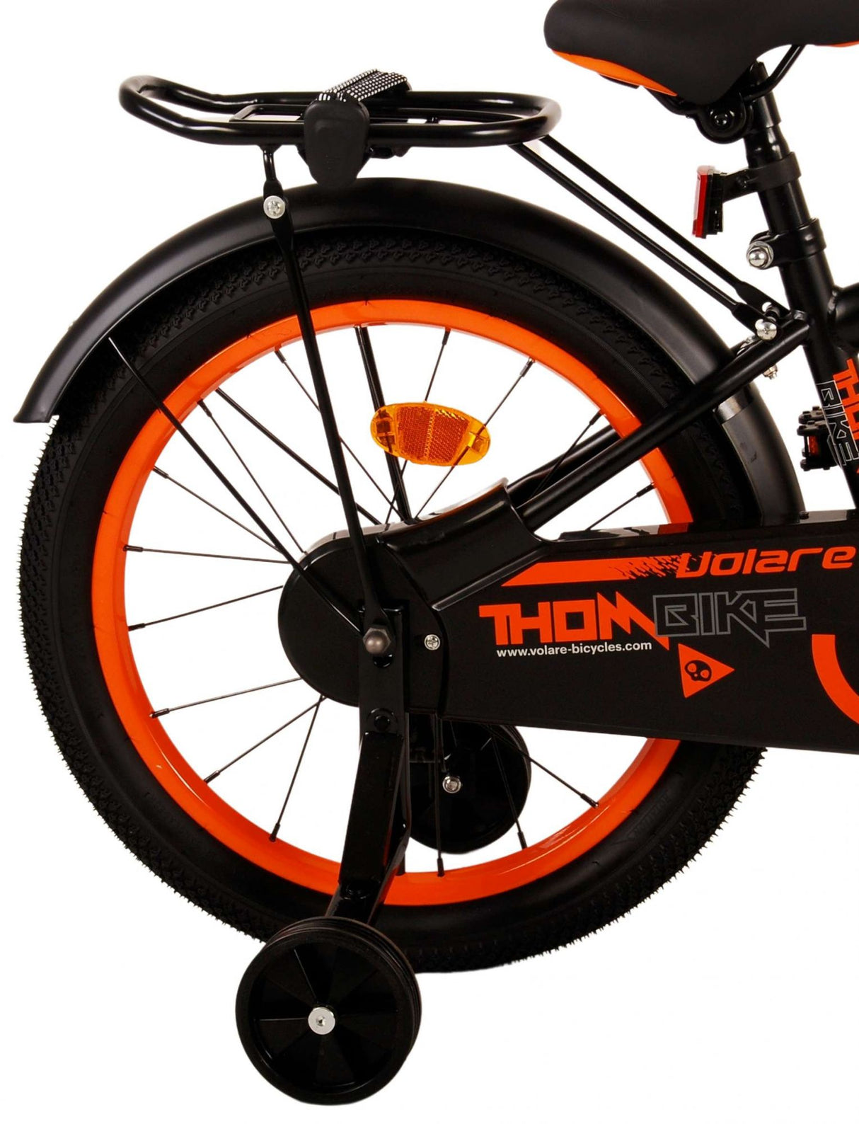 Volare Thombike Children's Bike Boys 18 inch Black Orange