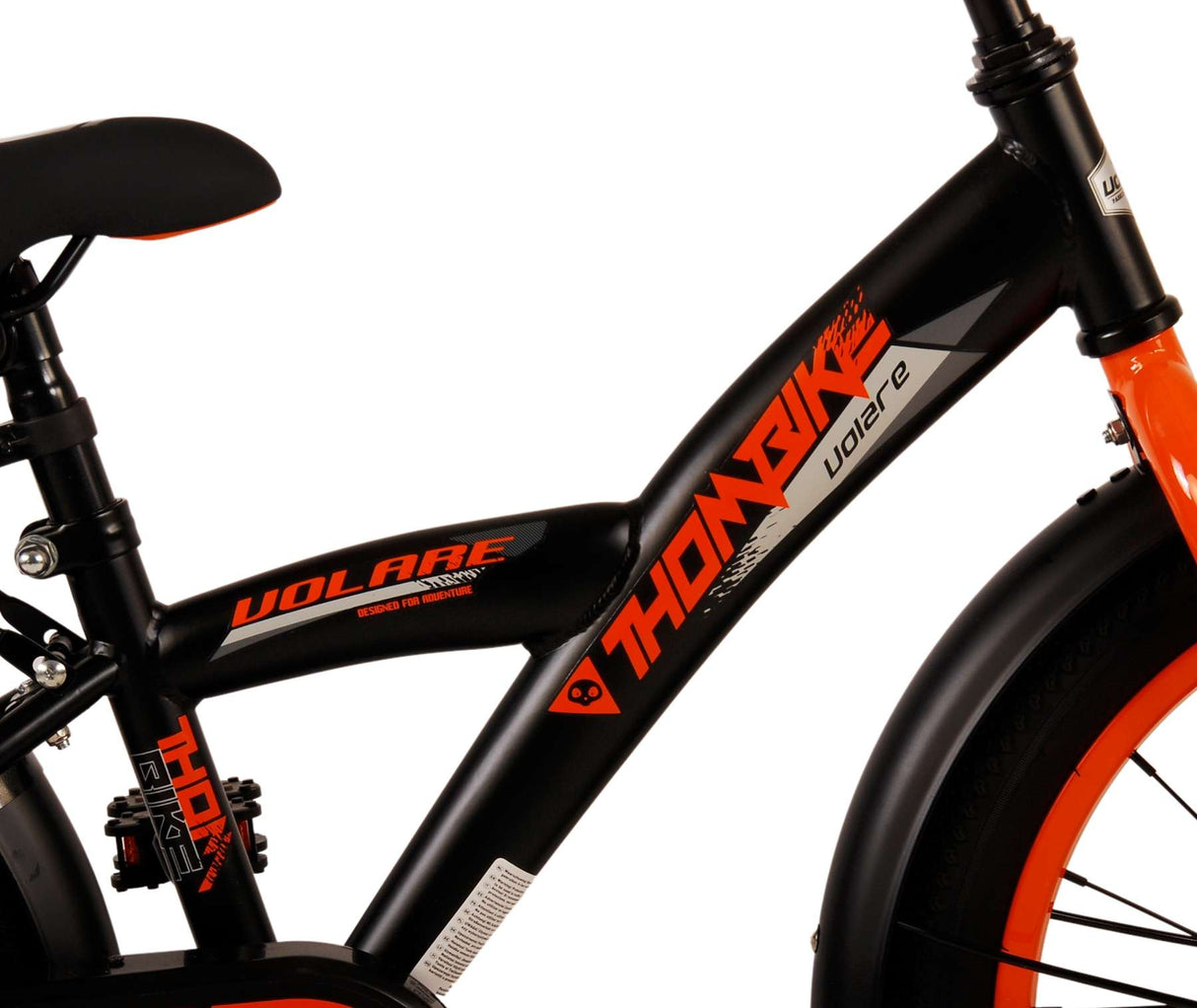 Volare Thombike Children's Bike Boys 18 inch Black Orange