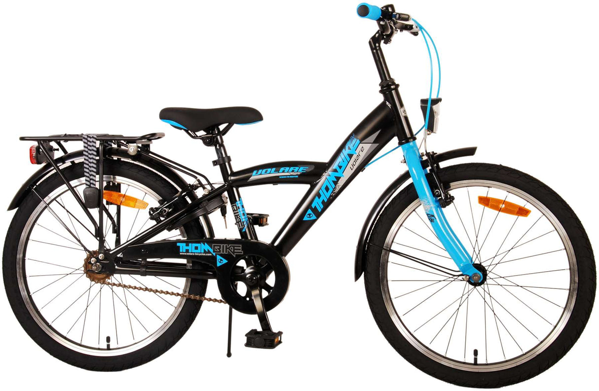 Volare Thombike Children's Bike Boys 20 inch Black Blue Two Hand brakes