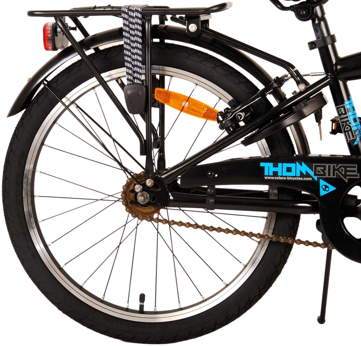Volare Thombike Children's Bike Boys 20 inch Black Blue Two Hand brakes