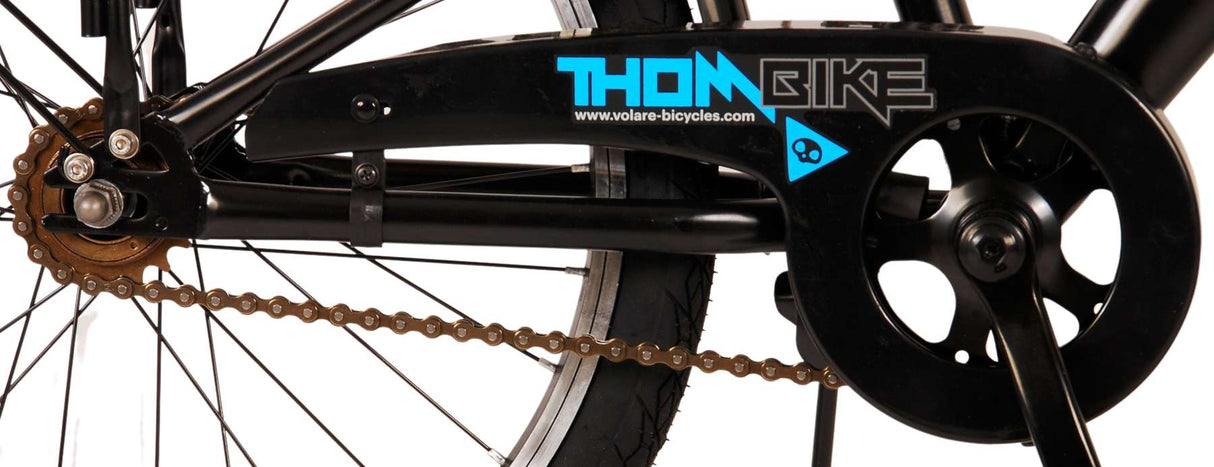Volare Thombike Children's Bike Boys 20 inch Black Blue Two Hand brakes