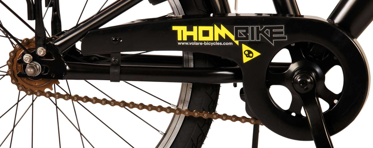 Volare Thombike children's bike - Boys - 20 inch - black yellow - two hand brakes