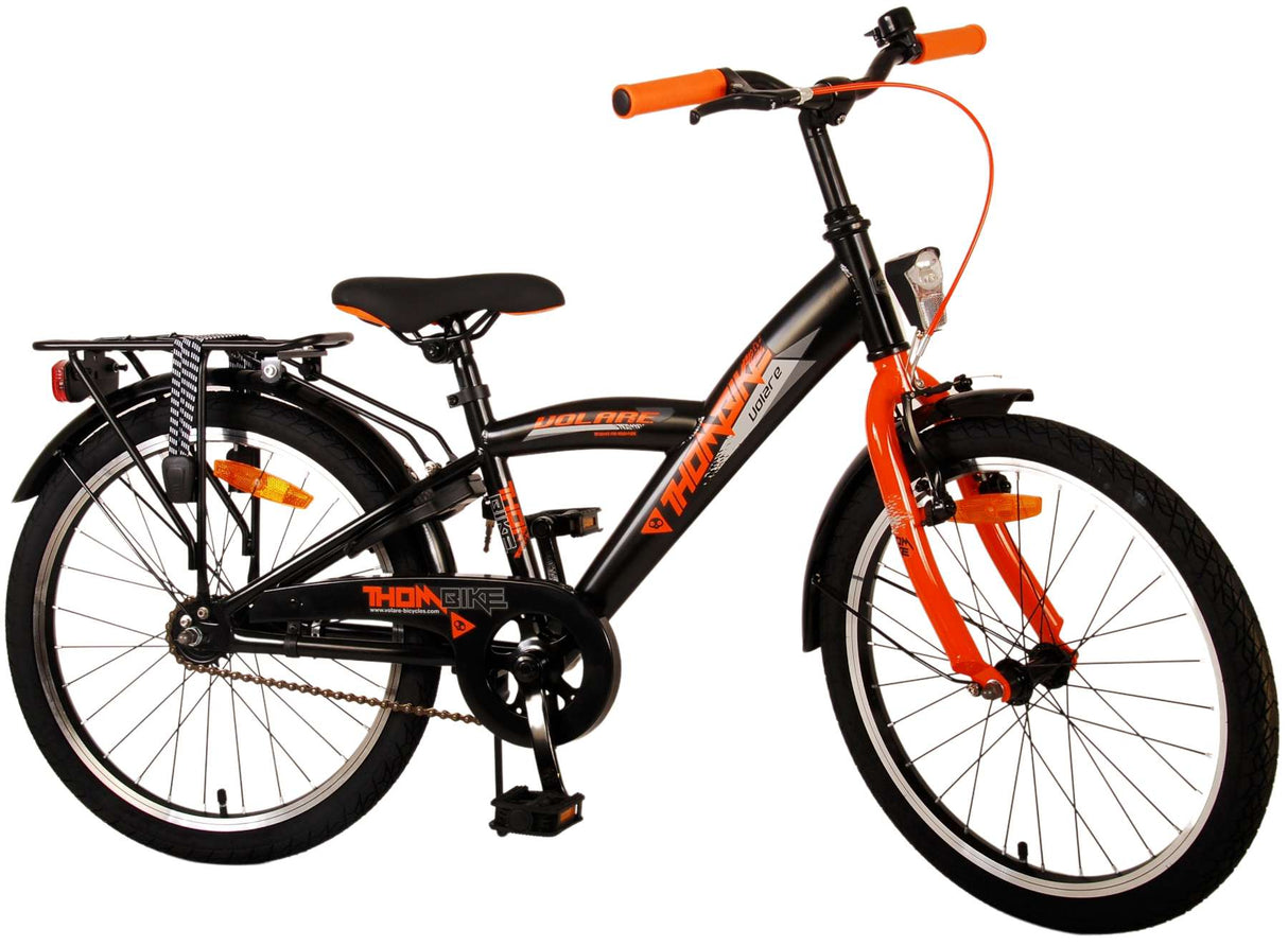 Volare Thombike Children's Bike Boys 20 inch Black Orange