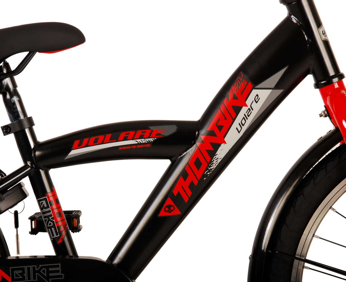 Bicicleta Infantil Volare Thombike - meninos - 20 polegadas - vermelho preto