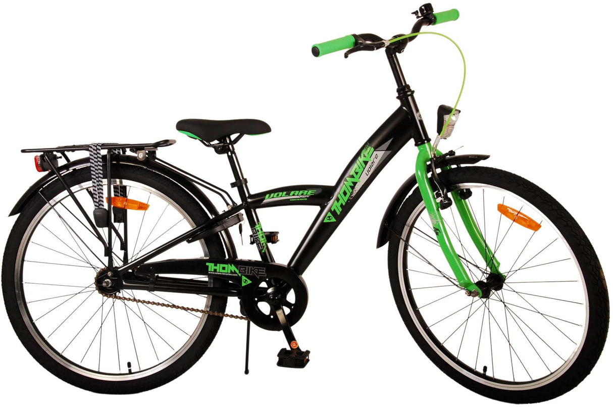 Bicycle per bambini THUMIKE VOLARE - Ragazzi - 24 pollici - Verde nero