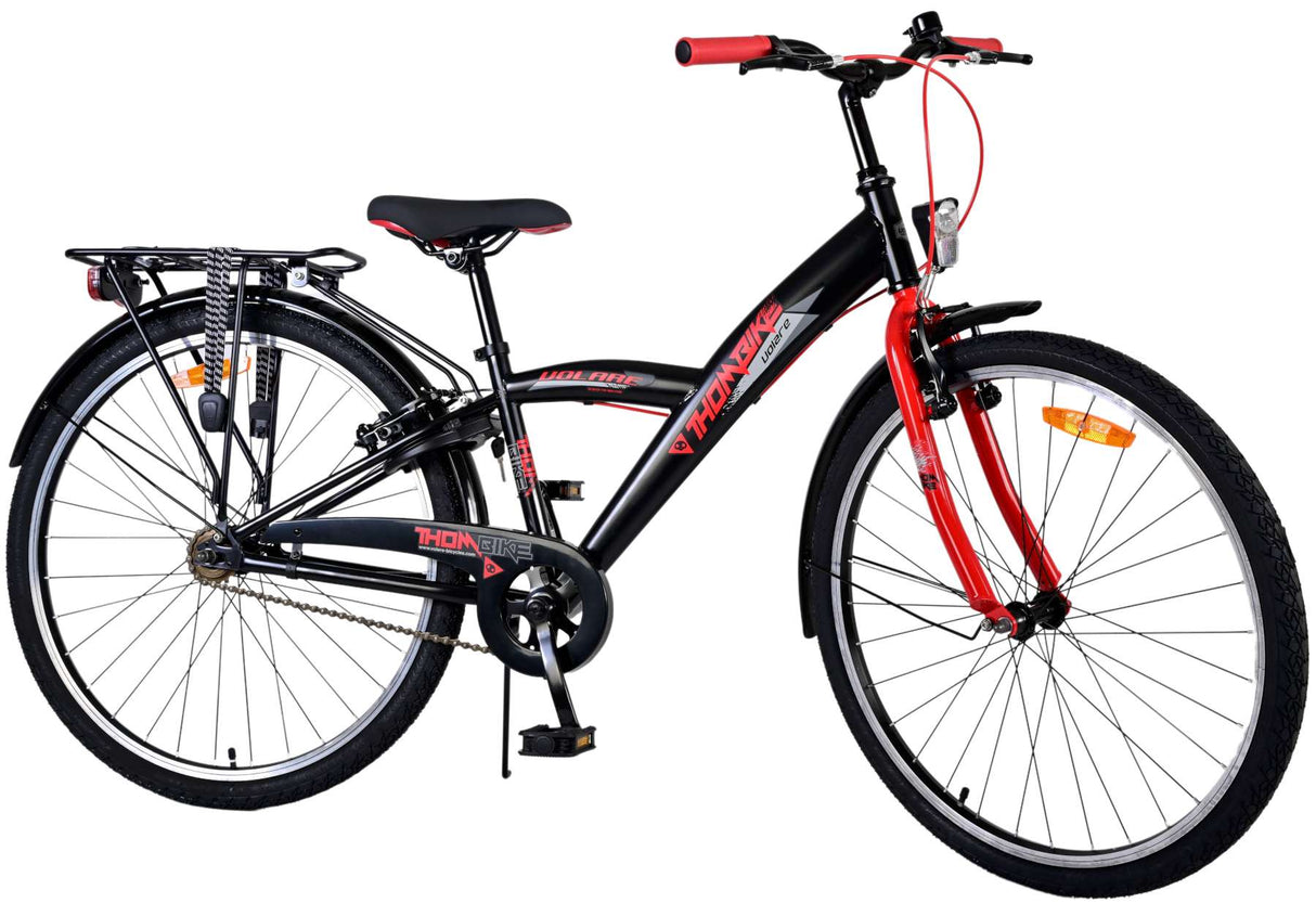 Volare Thombike Children's Bike Boys 26 Inch Black Red Two Hand brakes
