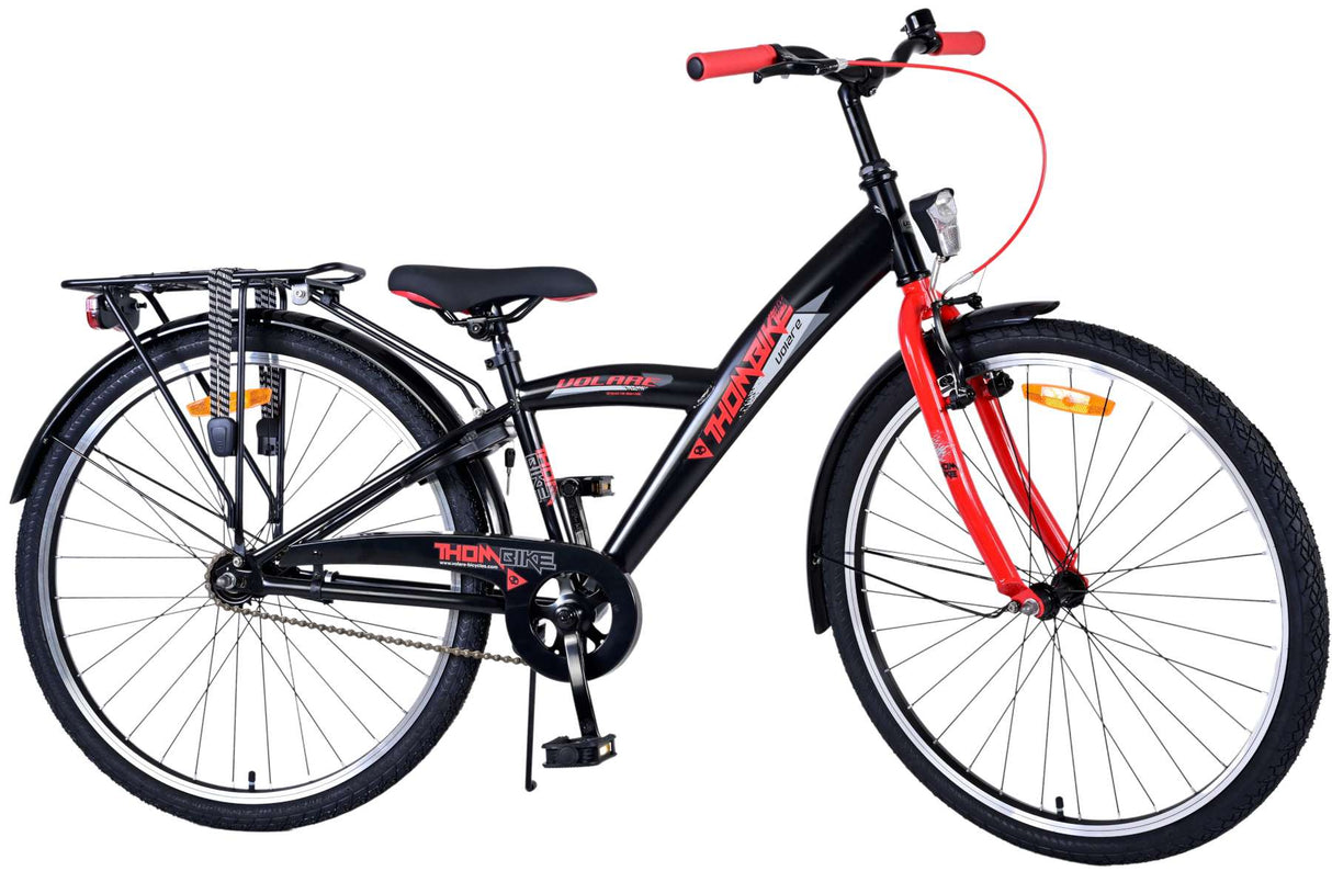 Volare Thombike Children's Bicycle - Boys - 26 Inch - Black Red