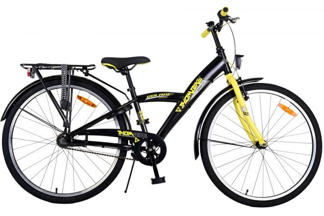 Volare Thombike Children's Bike Boys 26 Inch Black Yellow3 gears