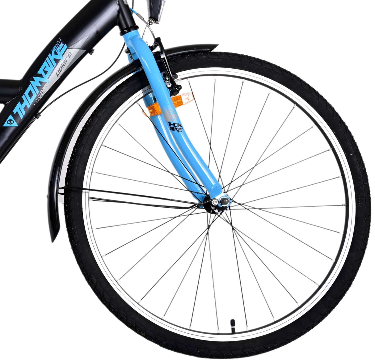 Volare Thombike Children's Bicycle - Boys - 26 Inch - Black Blue - 3 gears