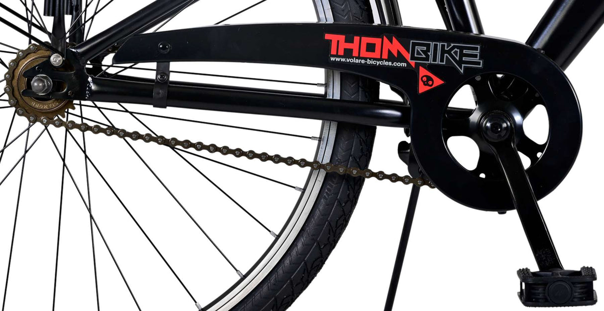 Volare Thombike Children's Bike Boys 26 Inch Black Red Two Hand brakes