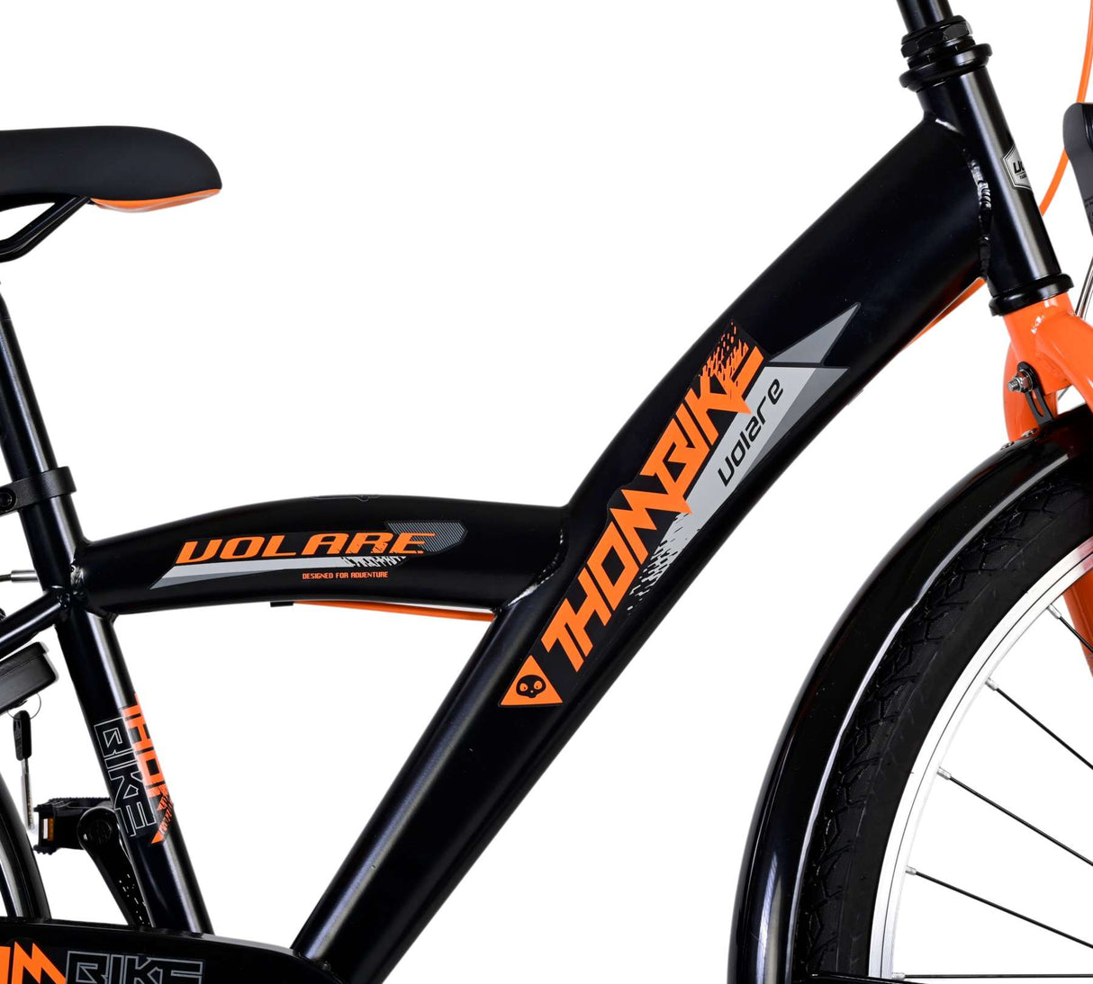 Volare Thombike Children's Bike Boys 26 Inch Black Orange Two Hand brakes