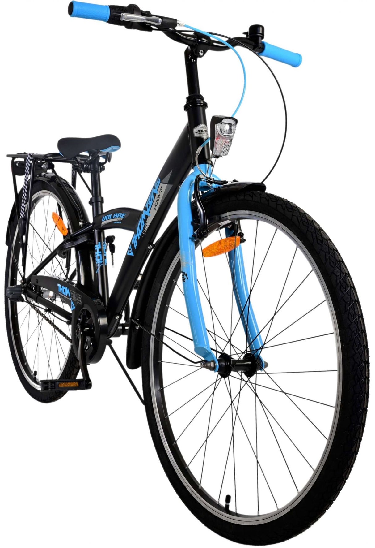 Volare Thombike Children's Bicycle - Boys - 26 Inch - Black Blue - 3 gears