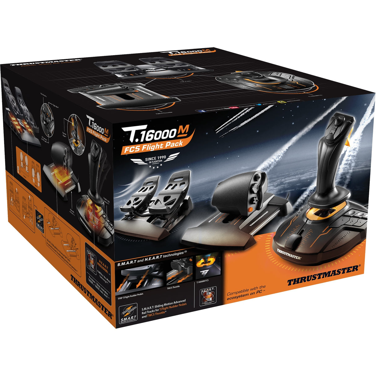 Pacote de vôo do Thrustmaster T.16000M FCS
