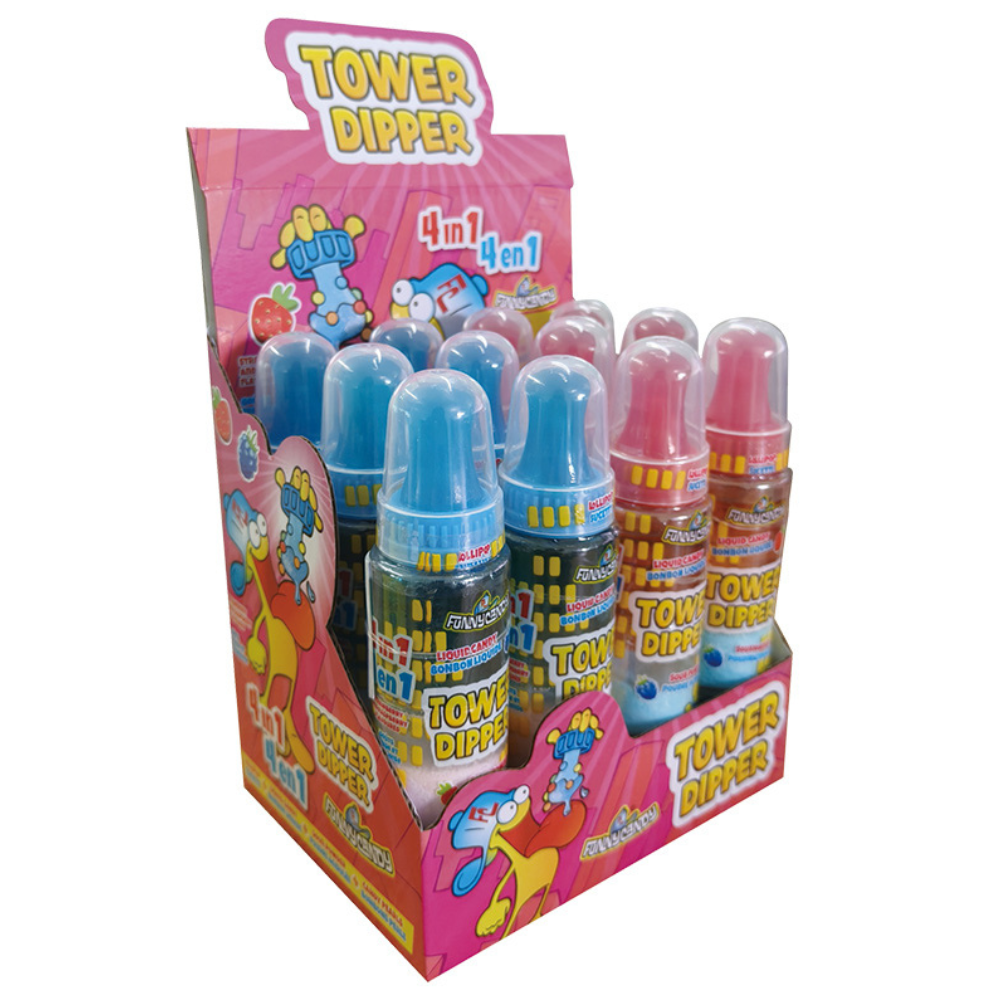 Funny candy tower dipper (12 stuks)