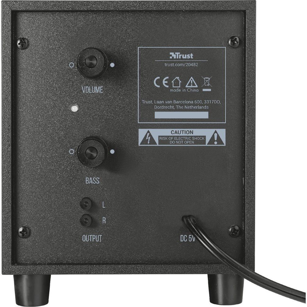 Confiar en el conjunto de altavoces de subwoofer de Avora 2.1