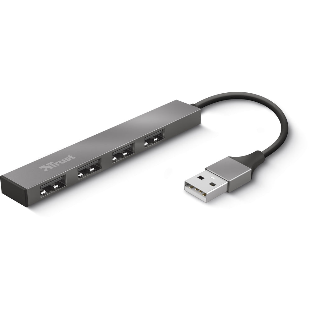 Trust Halyx Aluminium 4-Port Mini USB Hub