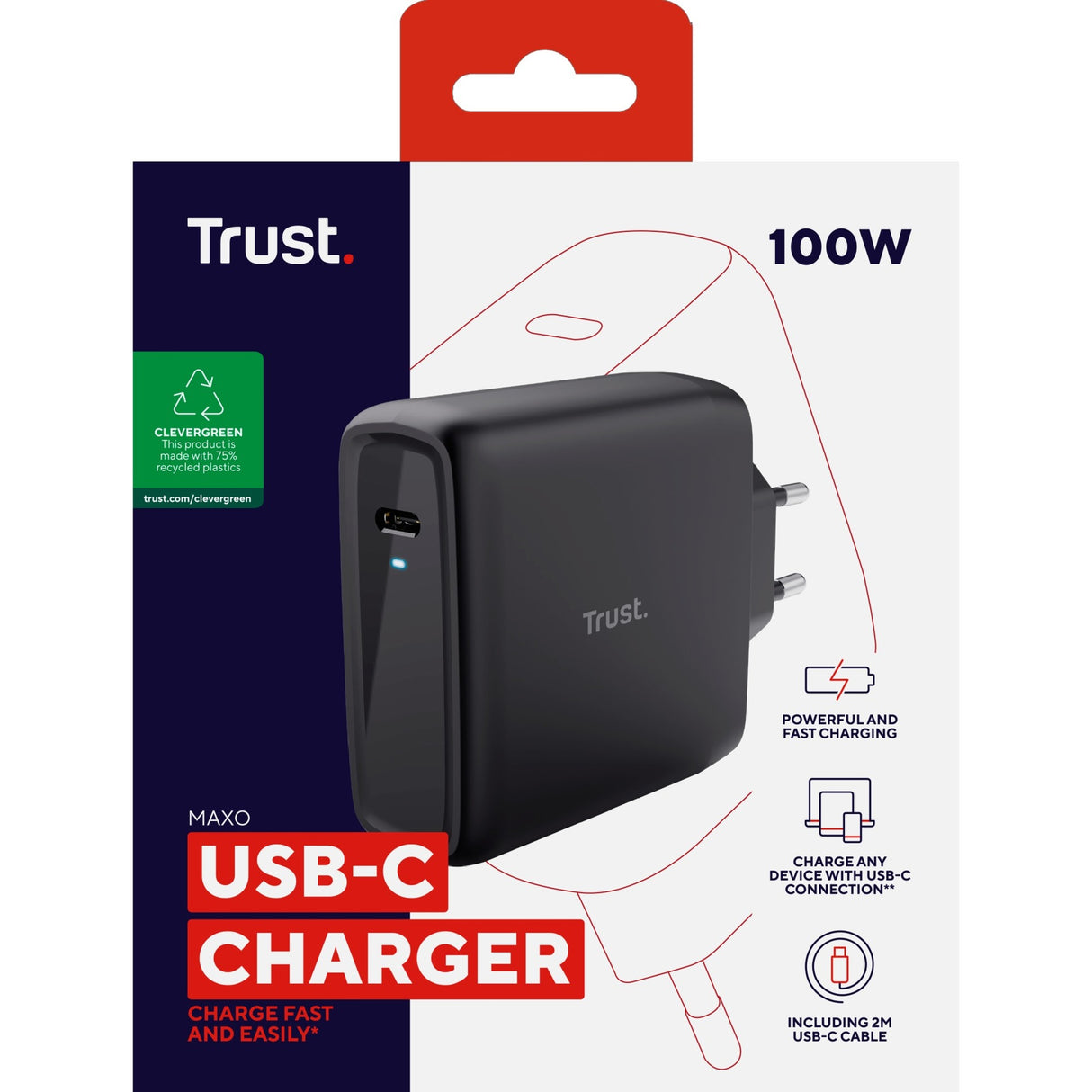 Stol på Maxo USB-C-lader på 100 W