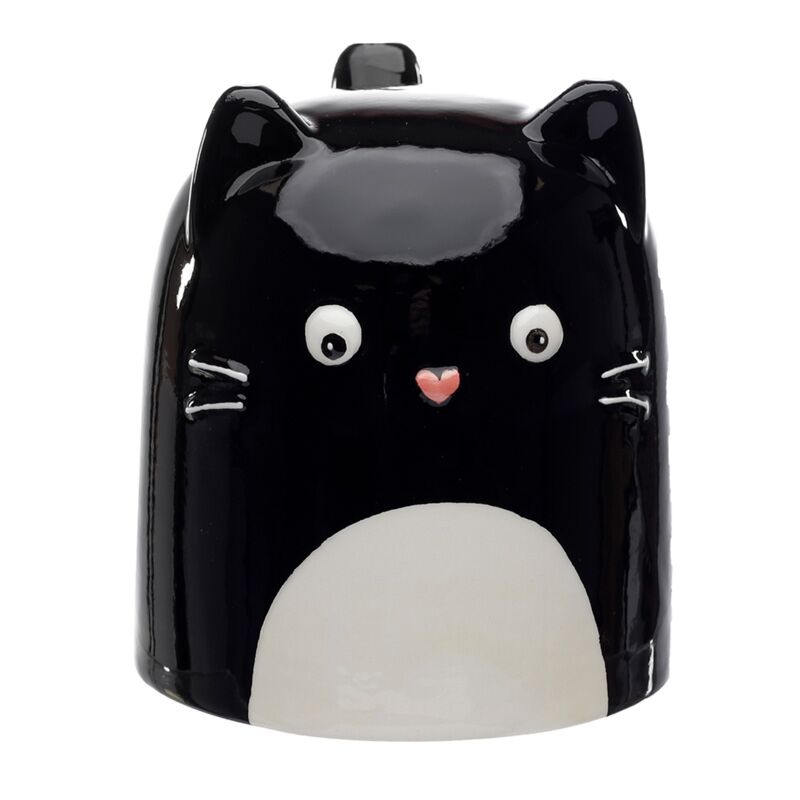 Feline fine cat upside down ceramic mug