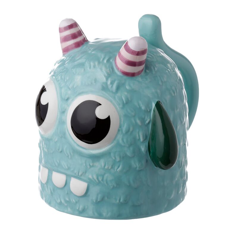 Monstarz blue monster upside down ceramic mug