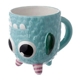 Monstarz blue monster upside down ceramic mug