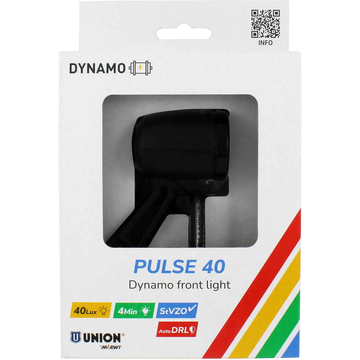 Union koplamp pulse 40 dynamo 40lux