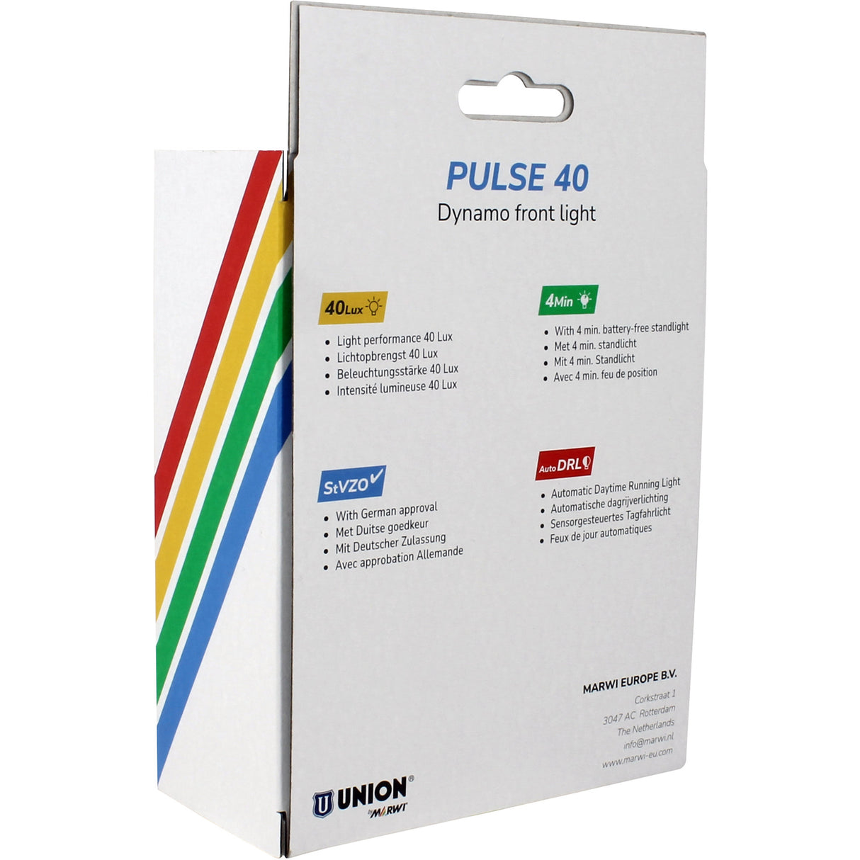 Union headlight pulse 40 dynamo 40lux