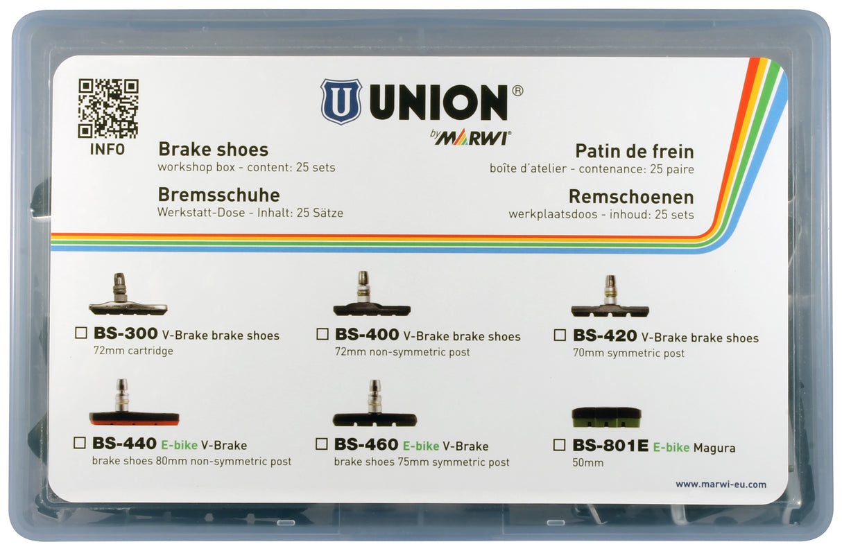 Marwi Unioun Disc Bremskloset BS-460 V-Brems 75mm (25pr)