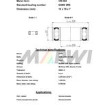 Marwi Union Ball Lafing Ball Lafing Union CB-062 10x19x7