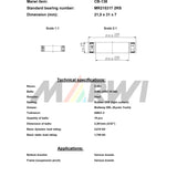 Marwi Union Kogellager CB-138 MR215317 21.5x31x7