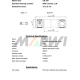 „Union Ball“ guolio rutulio guolis CB-326 10x22x6