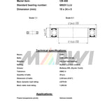 Marwi Union Kogellager Max CB-450 6802V LLU 15x24x5