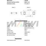 Union Kogellager Max CB-462 6903V LLU 17x30x7