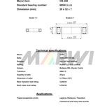 Union Kogellager Max CB-465 6804V LLU 20x32x7