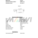 Union Kogellager Max CB-471 6808V LLU 40X52X7